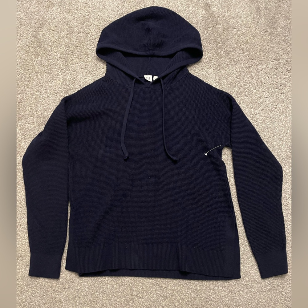 GAP Women’s Thermal Hoodie. Size Small. Color: Navy Blue. NWOT.